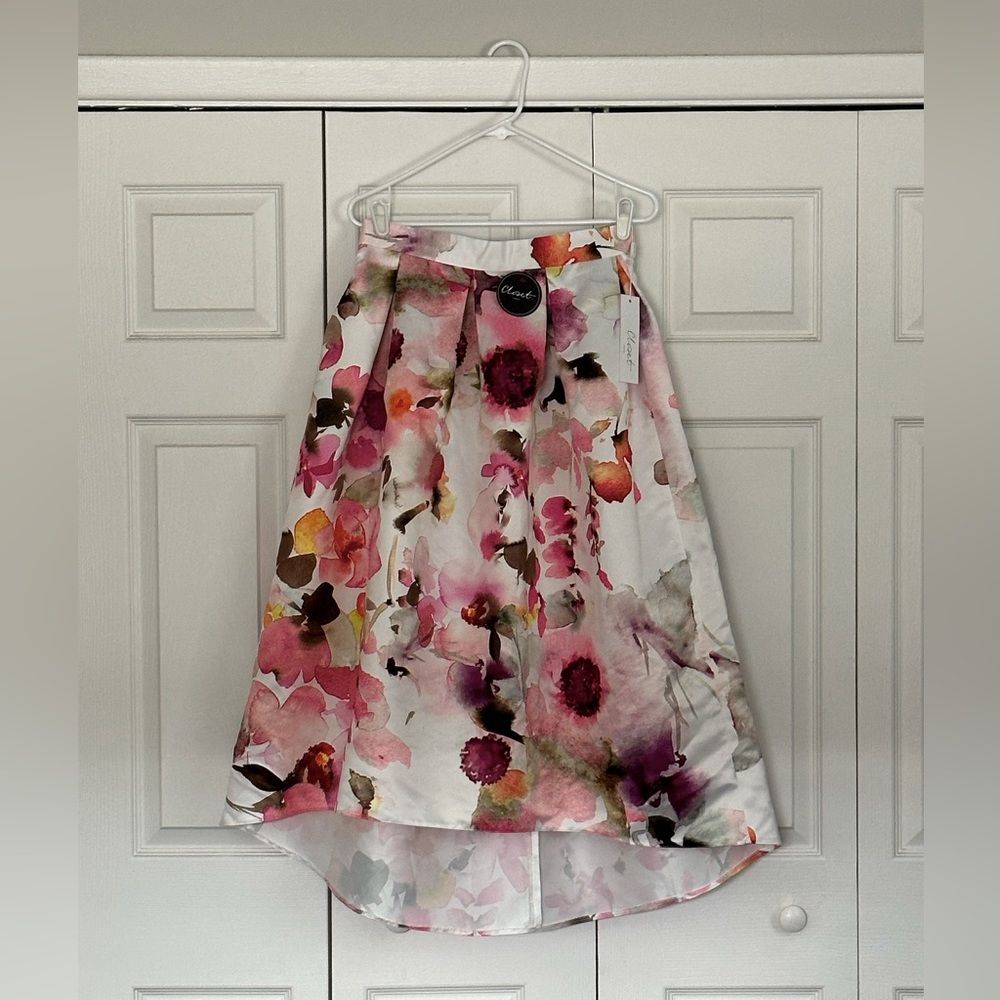 Closet London floral hi-low skirt - US Size 8/ UK Size 12